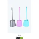 Bathroom Cleaning Accessory Plastic Toilet Brush and Holder set