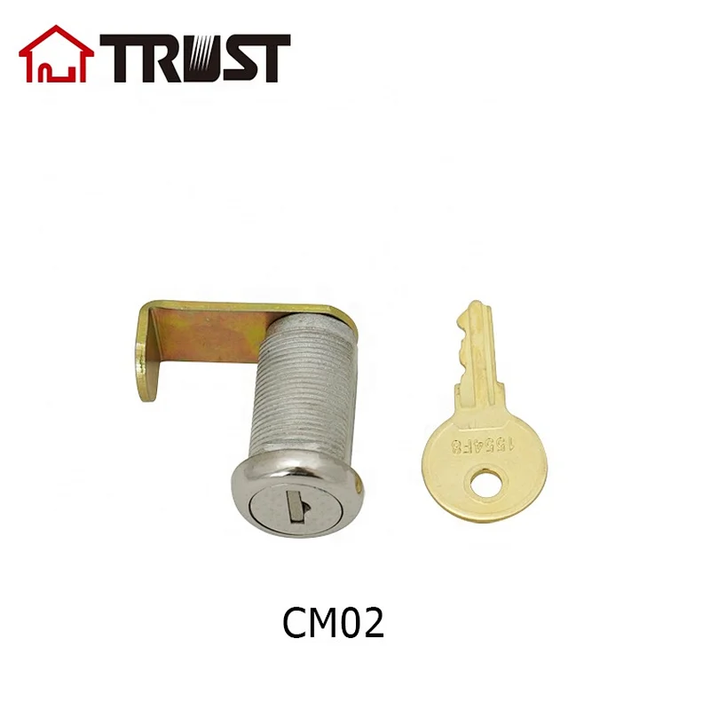 TRUST CM02 Zinc Alloy Shell cam lock office desk furniture Post lock for mailbox