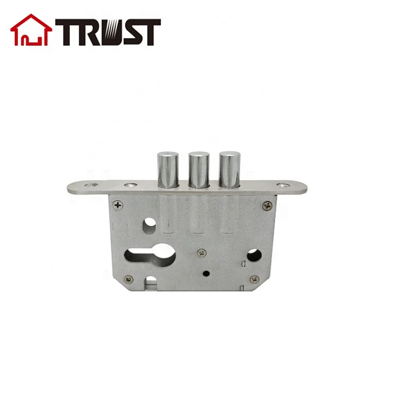 TRUST MD45-3R SSThree Round Bolt Mortise Lock 45mm Backset Steel Door Lock Body