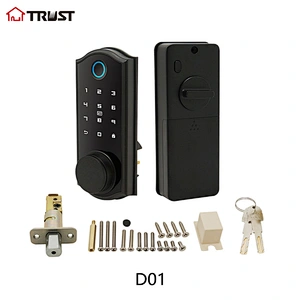 华信D01电子智能门锁 指纹电子锁 多种解锁功能 远程开锁