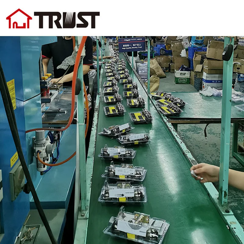 TRUST 5681SN ANSI Grade 3 Tubular Knob Door Lock Radius Drive Spindle Round Ball Lock