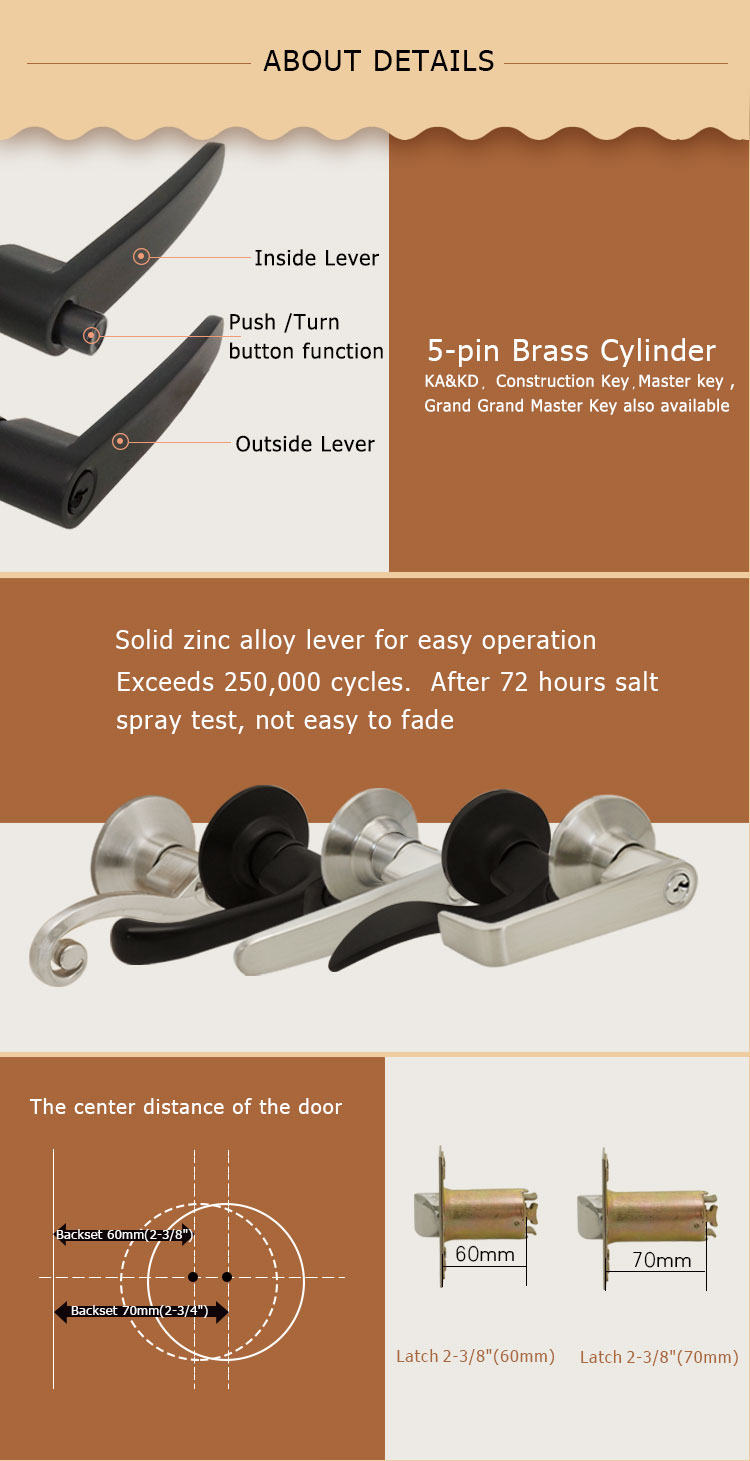 Cylindrical Lever Lock