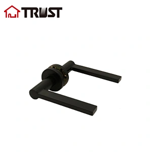TRUST TH041-BL SUS304 Black Finish Handle Door Lock For Commercial Door