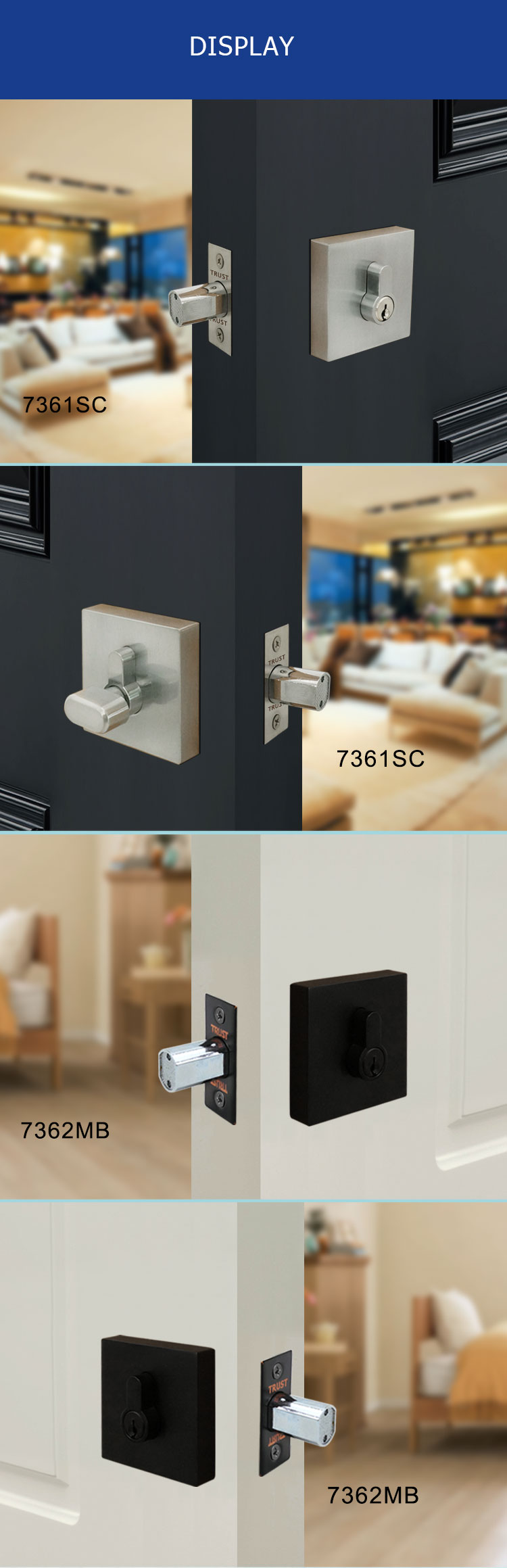 ANSI Grade 2 Deadbolt Lock