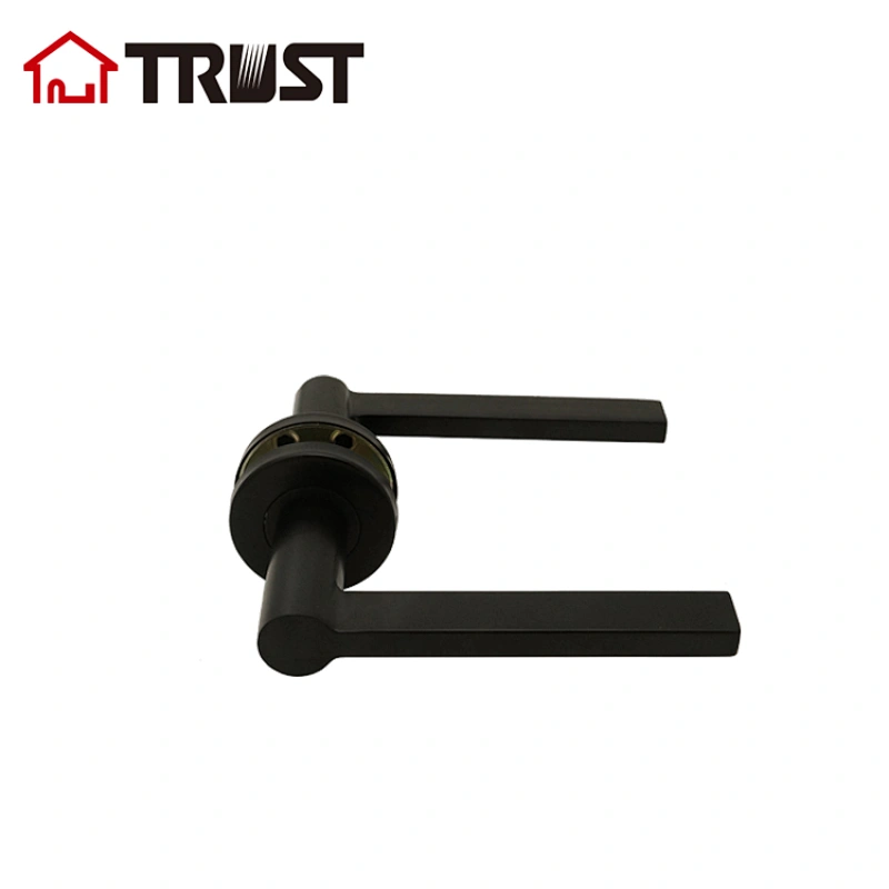 TRUST TH041-BL SUS304 Black Finish Handle Door Lock For Commercial Door