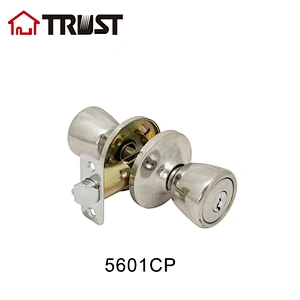 华信5601CP-ET 美标室内球形锁 304不锈钢门锁 卫浴房门锁木门锁卧室球锁