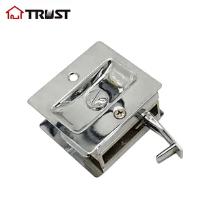 TRUST SD04-CP-BK  Brass Sliding Door Lock For Privacy Function