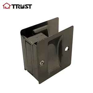 TRUST SD04-SBN-PS Solid Brass Sliding Pocket Door Pull