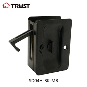 华信SD04H-BK-MB 重型移门锁勾舌锁体铜材质浴室通道功能 方便安装推拉门锁