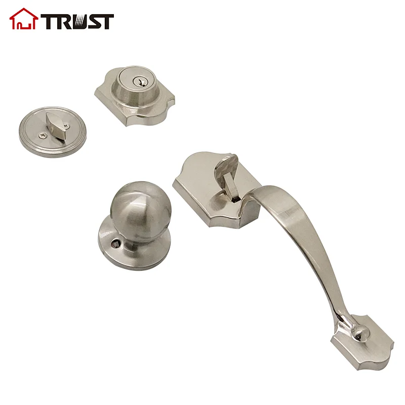 Trust 8531ZS-K87-SN Entry Handle Lockset Single Lever Grip Handle