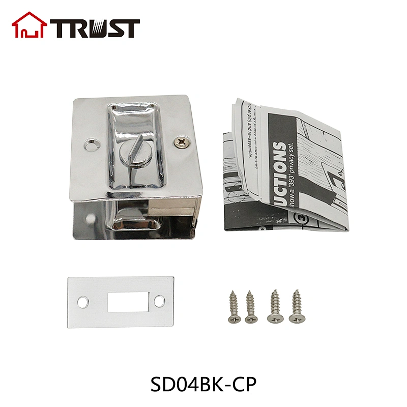 华信SD04SC-BK 移门锁勾舌锁体铜材质浴室通道功能 方便安装推拉门锁