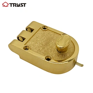 华信C2661PB 厂家直供单头纯铜老虎锁高质量外装门锁铜锁芯铜钥匙