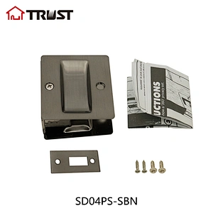 华信SD04SBN-PS 移门锁勾舌锁体铜材质浴室通道功能 方便安装推拉门锁