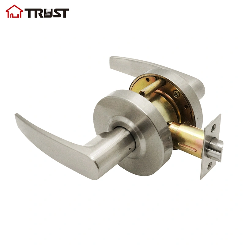 华信4584SN防火锁多功能可选 美式二级重型执手锁室内房门锁
