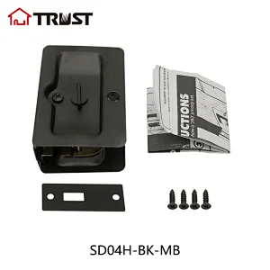 TRUST SD04H-BK-MB  Brass Sliding Door Lock For Privacy Function