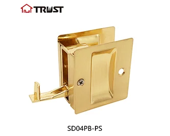 TRUST SD04-PB-PS Solid Brass Sliding Pocket Door Pull