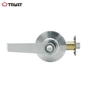 TRUST 4571-SC Dynasty Hardware Grade 2 Commercial Duty Door Keyed Lever Lockset, Satin Chrome Finish