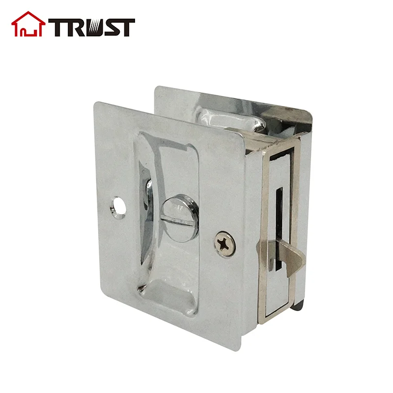 TRUST SD04-CP-BK  Brass Sliding Door Lock For Privacy Function