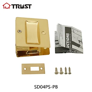 TRUST SD04-PB-PS Solid Brass Sliding Pocket Door Pull