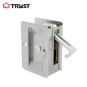 TRUST SD04H-BK-SC  Brass Sliding Door Lock For Privacy Function