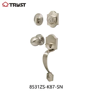 Trust 8531ZS-K87-SN Entry Handle Lockset Single Lever Grip Handle