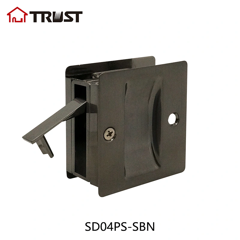 TRUST SD04-SBN-PS Solid Brass Sliding Pocket Door Pull