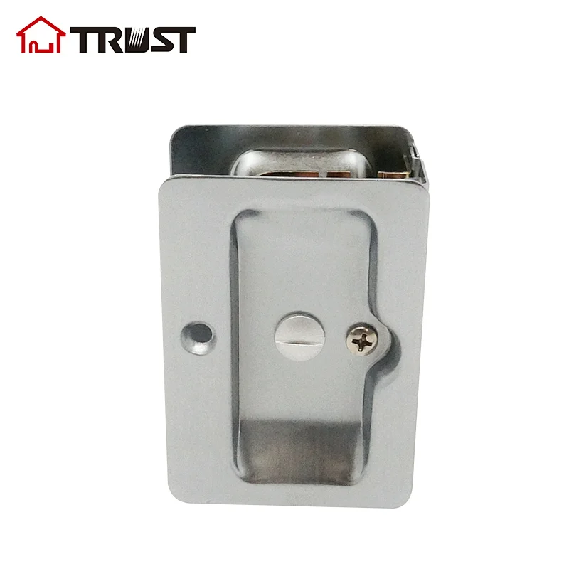 TRUST SD04H-BK-SC  Brass Sliding Door Lock For Privacy Function