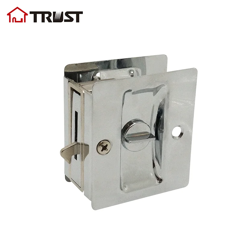 TRUST SD04-CP-BK  Brass Sliding Door Lock For Privacy Function