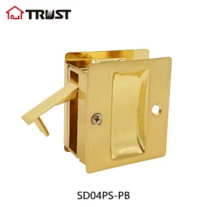 TRUST SD04-PB-PS Solid Brass Sliding Pocket Door Pull