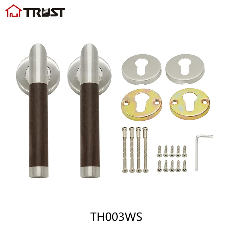 TRUST TH003WS  Stainless Steel 304 Lever Handle For Front Door Entry Handle Lock