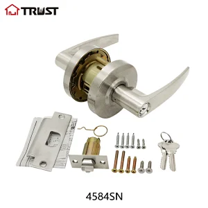 4584-SN Grade 2 Commercial Door Lever Grade (Storage) – Commercial Door Handle for Storage Room Industrial Standard – Grade 2 UL CUL Nickel Nickle Finish – ANSI A156.2