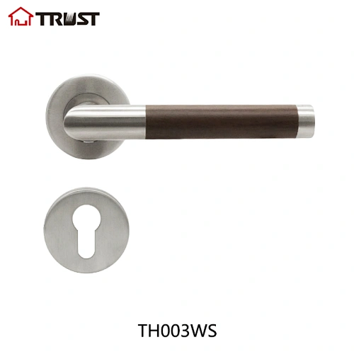 TRUST TH003WS  Stainless Steel 304 Lever Handle For Front Door Entry Handle Lock