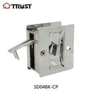 TRUST SD04-CP-BK  Brass Sliding Door Lock For Privacy Function