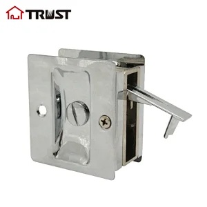 TRUST SD04-CP-BK  Brass Sliding Door Lock For Privacy Function