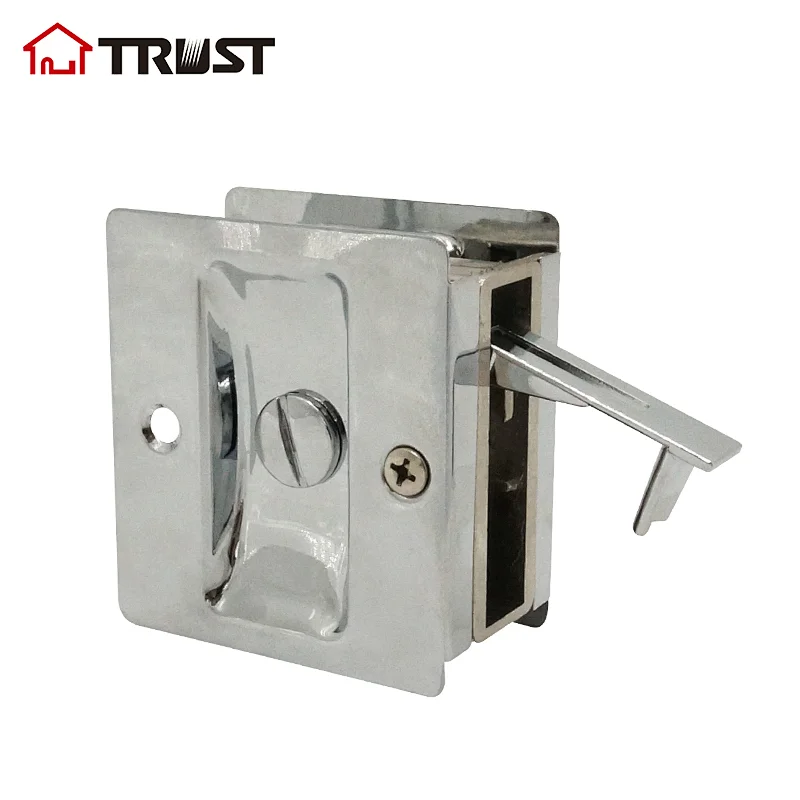 TRUST SD04-CP-BK  Brass Sliding Door Lock For Privacy Function
