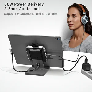 7 IN 1 Type C to HDMI+SD+microSD+2*USB3.0+Audio+PD