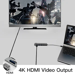 Type-c to 2*USB A+ USB C+ HDMI