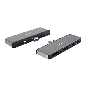 5 IN 1 USB A+ TYPE C  to HDMI+ PD+SD+microSD+USB3.0