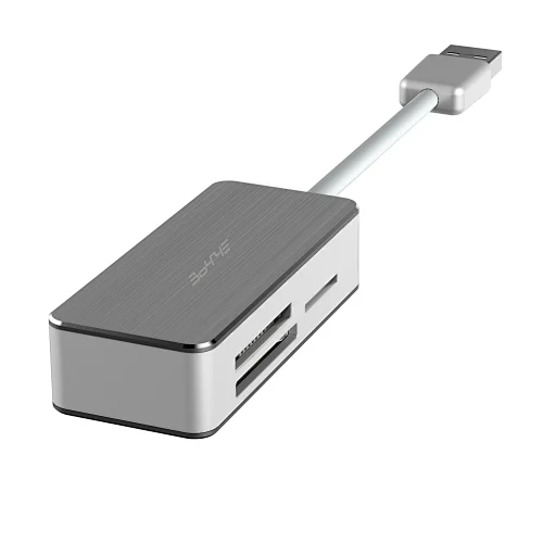 3 in 1 USB 3.0 multi-card reader, SD / microSD / MS