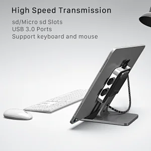 7 IN 1 Type C to HDMI+SD+microSD+2*USB3.0+Audio+PD