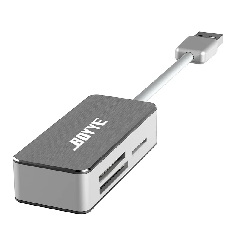 3 in 1 USB 2.0 multi-card reader, SD / microSD / MS