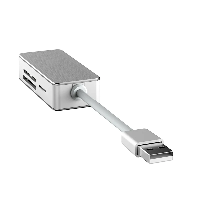 3 in 1 USB 2.0 multi-card reader, SD / microSD / MS