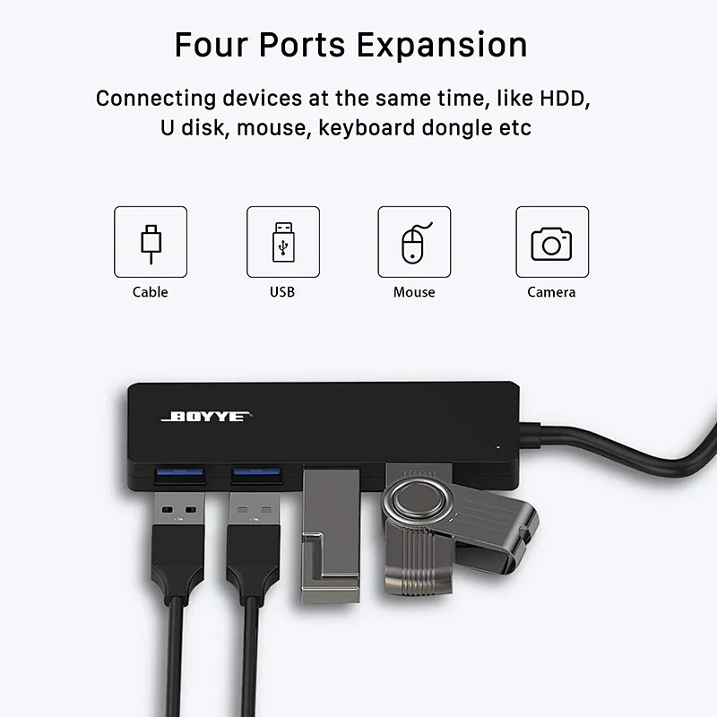 4-port usb 3.0 hub
