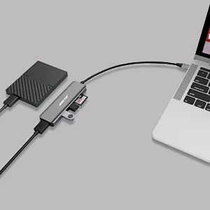 USB-C Hub with card reader USB3.0*3+SD+microSD