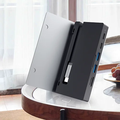 9 IN 1 Type C to VGA+LAN+HDMI+2xUSB3.0+C-PD+C-DATA+SD+microSD