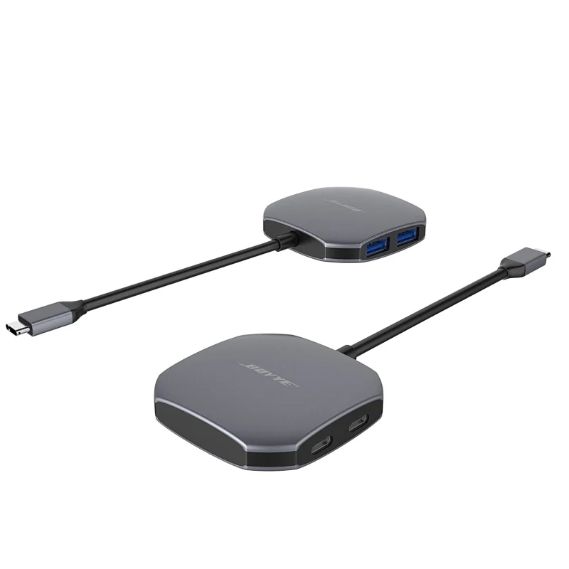 4 IN 1 USB-C docking station for USB A,USB C-PD,USB C-DATA