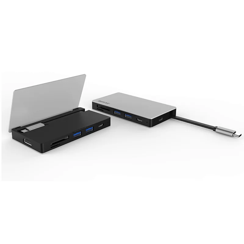 7 IN 1 Type C to HDMI+SD+microSD+2xUSB3.0+PD+ C data