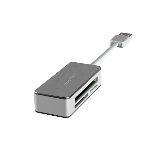 3 in 1 USB 3.0 multi-card reader, SD / microSD / CF