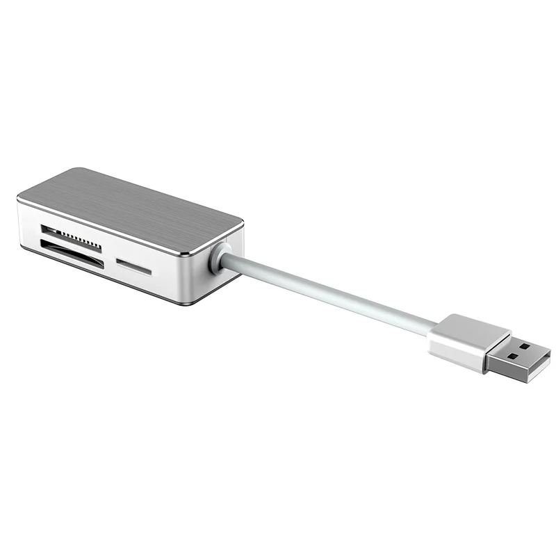 3 in 1 USB 2.0 multi-card reader, SD / microSD / MS