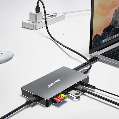 7 IN 1 Type C to HDMI+SD+microSD+2xUSB3.0+PD+3.5mm Audio